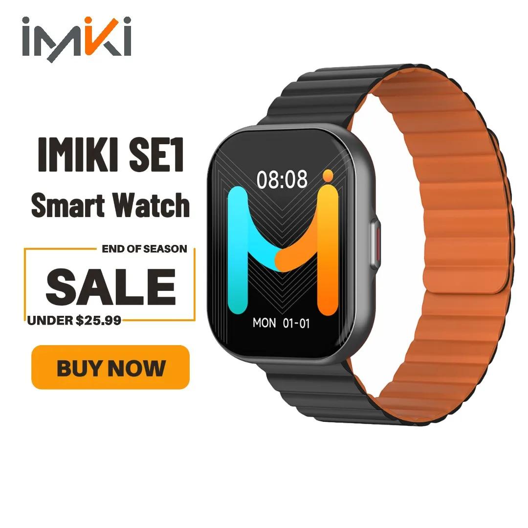 IMIKI SE1  Ʈ ġ, 2.02 ġ TFT ũ  Ʈġ, BT ȭ, IP67  ƮϽ ƮĿ, 100 +  